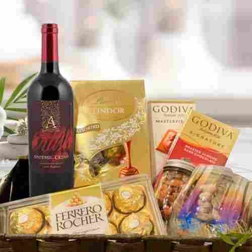 Red Wine Basket