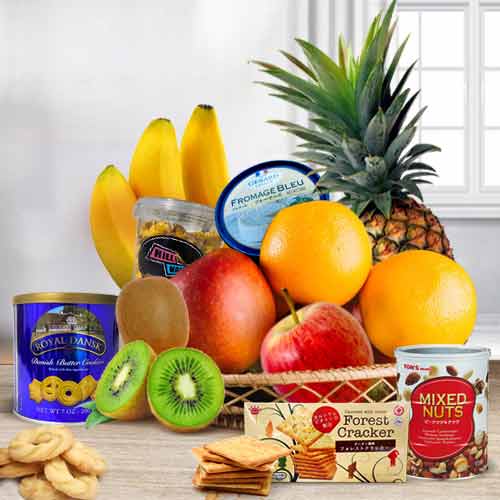 Fruits And Snacks Hamper