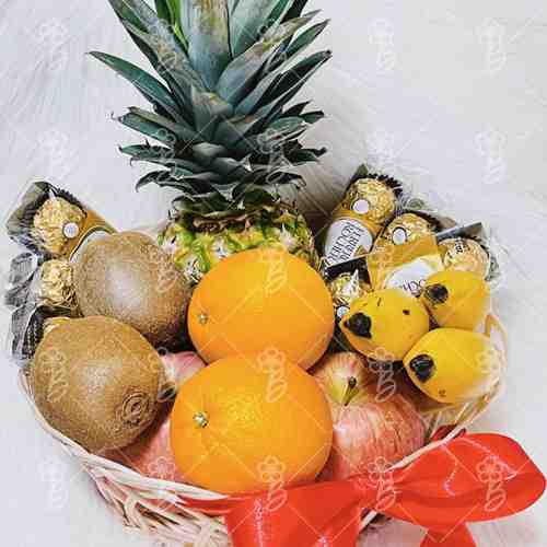 Fruit Basket With Ferrero Rocher