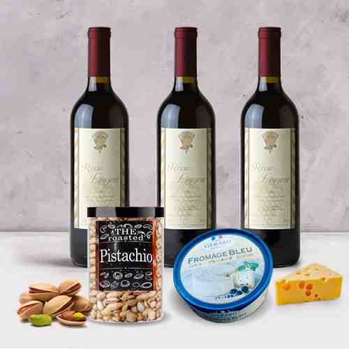 Red Wine Cheese And Pistachio