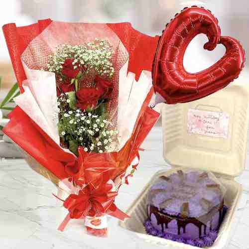 Rose And Bento Cake