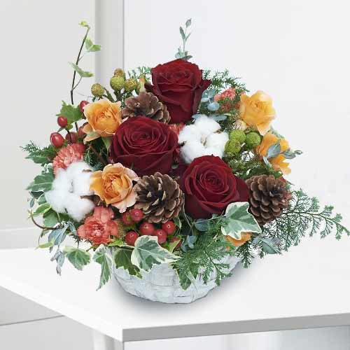 Sweet Christmas Flower Arrangement
