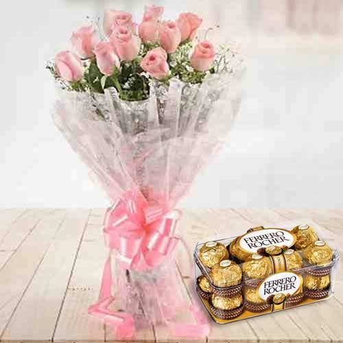 Pink Rose And Ferrero