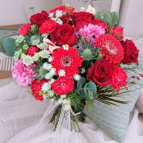Crimson Charm Bouquet