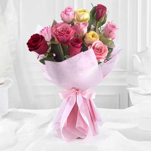 Majestic Mixed Roses Harmony