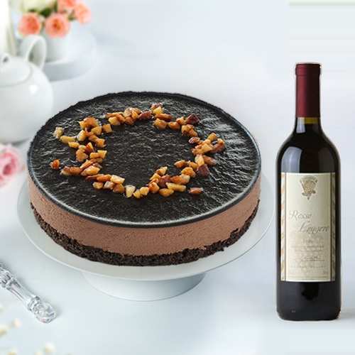 Red Wine N Belgian Chocolate Cake