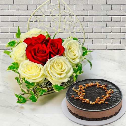 Mont Blanc N Heart Roses