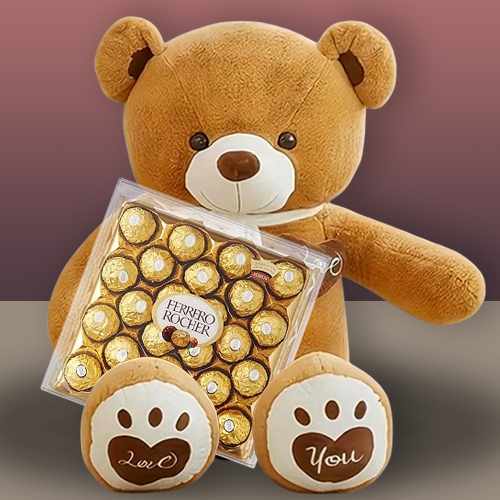 Sweetheart Giant Teddy Surprise