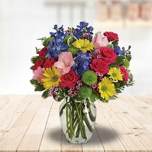 Elegant Seasonal Floral Vase