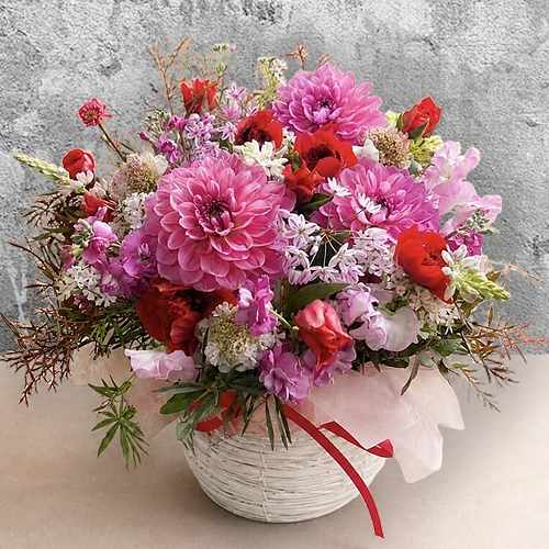 Pink N Red Celebration Blooms