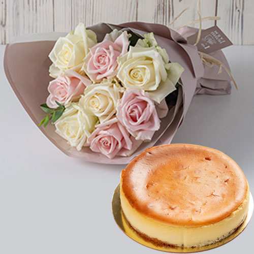 Rose And Cheese Cake