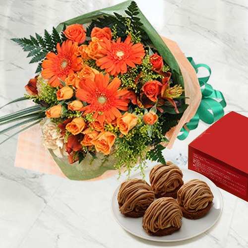 Blooming Seasons Bouquet With Mont Blanc
