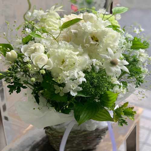 Vibrant White Flower Arrangement