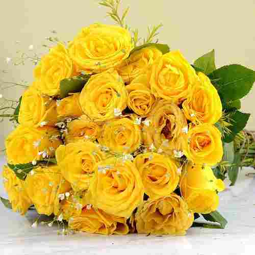 24 Yellow Rose Bouquet