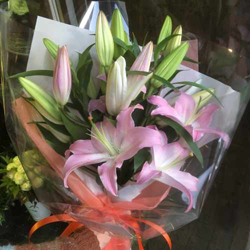 Pink Lily Bouquet
